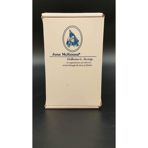 June McKenna 1996 Jolly Ole St. Nick Figurine COA Signed Collector's Society USA - Picture 9 of 12